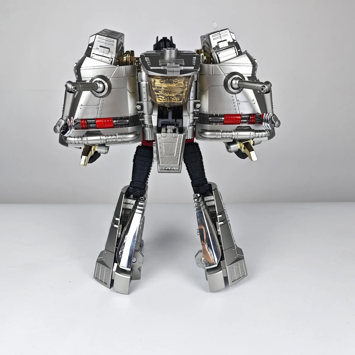 4th Party MP-08 King Grimlock Reximus Prime Oversized Stainless Steel Color Version