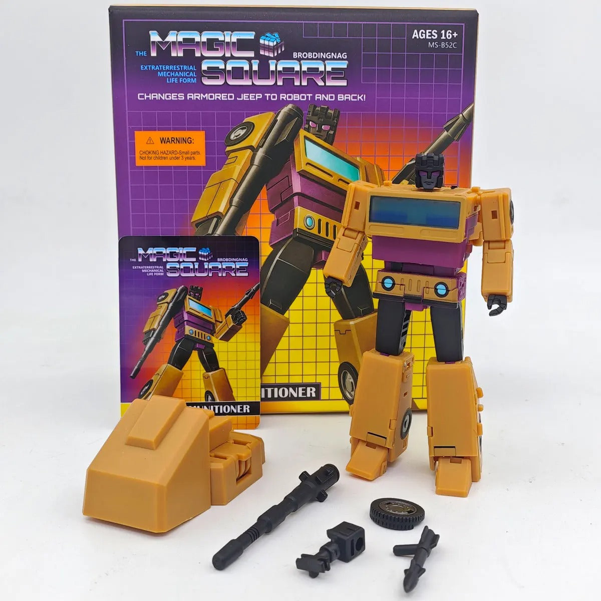 Magic Square MS B52C B52R Bruticus Combiner Swindle Munitioner Repaint Version