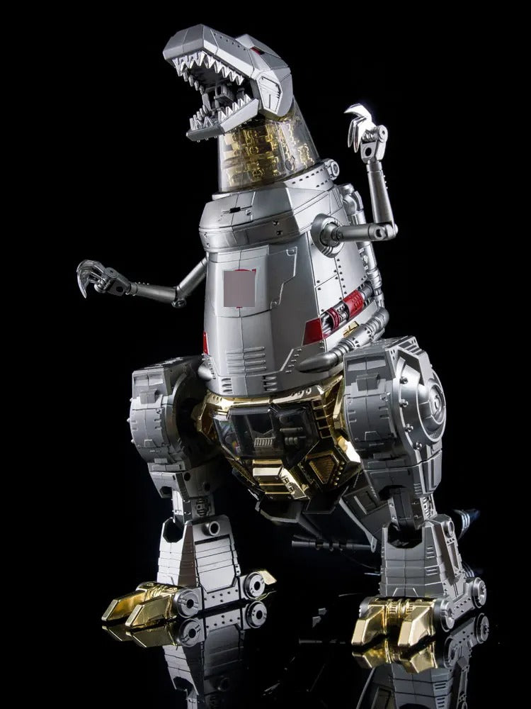 4th Party MP-08 King Grimlock Reximus Prime Oversized Stainless Steel Color Version