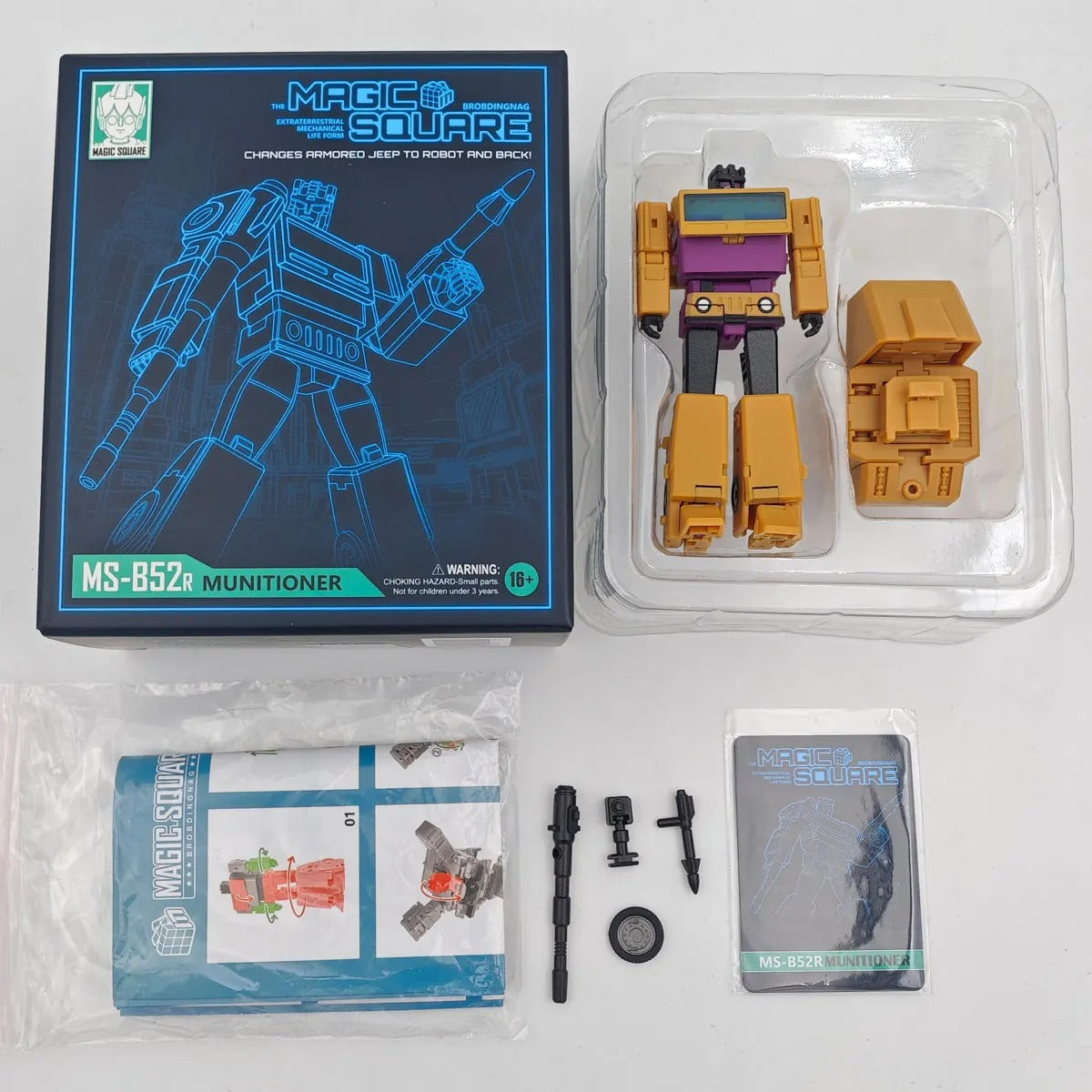 Magic Square MS B52C B52R Bruticus Combiner Swindle Munitioner Repaint Version