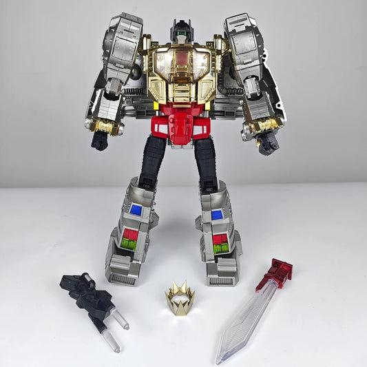 4th Party MP-08 King Grimlock Reximus Prime Oversized Stainless Steel Color Version