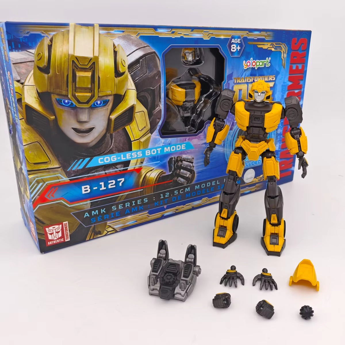 YOLOPARK Transformers One Bumblebee Cog-less Mode,4.92 Inch