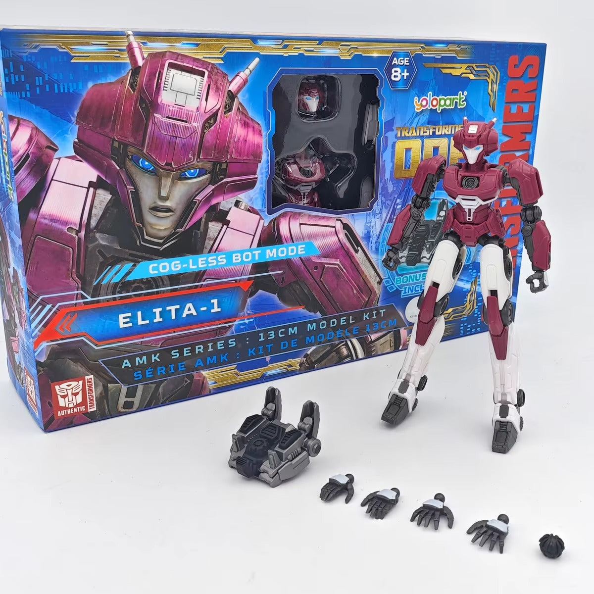 YOLOPARK Transformers One Elita-1 Cog-less Mode,5.12 Inch