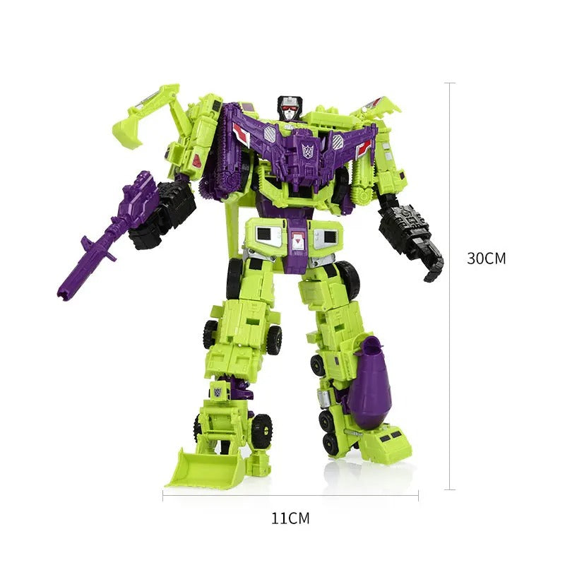 Haizhixing 6 In 1 Combined Robot Devastator Denfensor Superion Bruticus