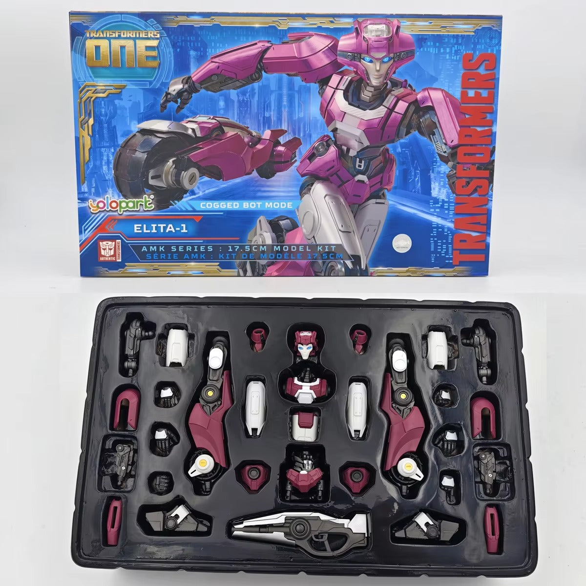 YOLOPARK Transformers One Elita-1 Cogged Mode Action Figure,6.89 Inch