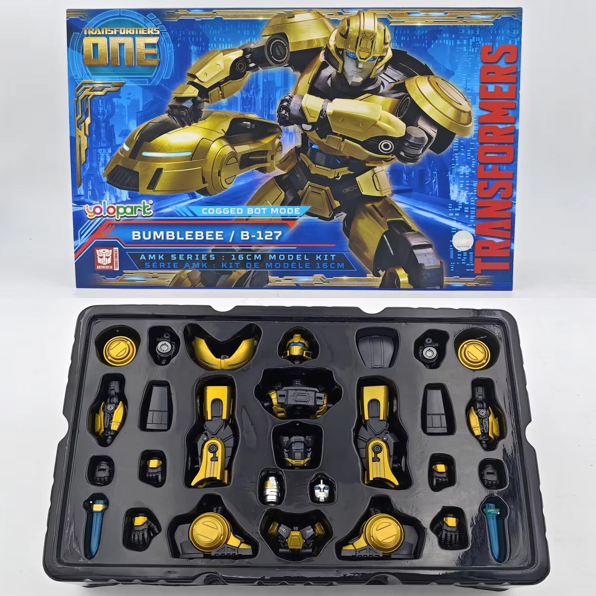 YOLOPARK Transformers One Bumblebee Cogged Mode Action Figure,6.3 Inch