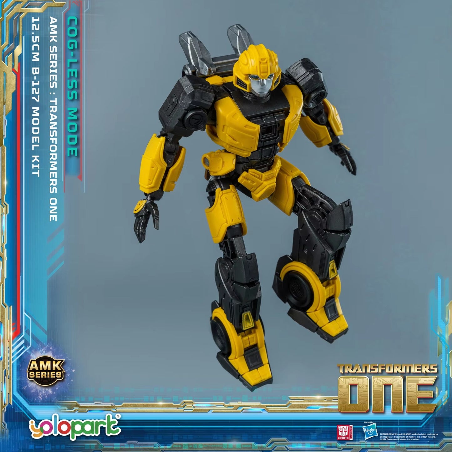 YOLOPARK Transformers One Bumblebee Cog-less Mode,4.92 Inch