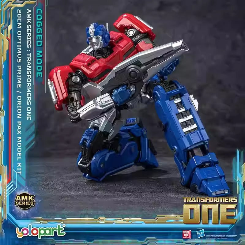 YOLOPARK Transformers Optimus Prime Cogged Mode,7.87 Inch