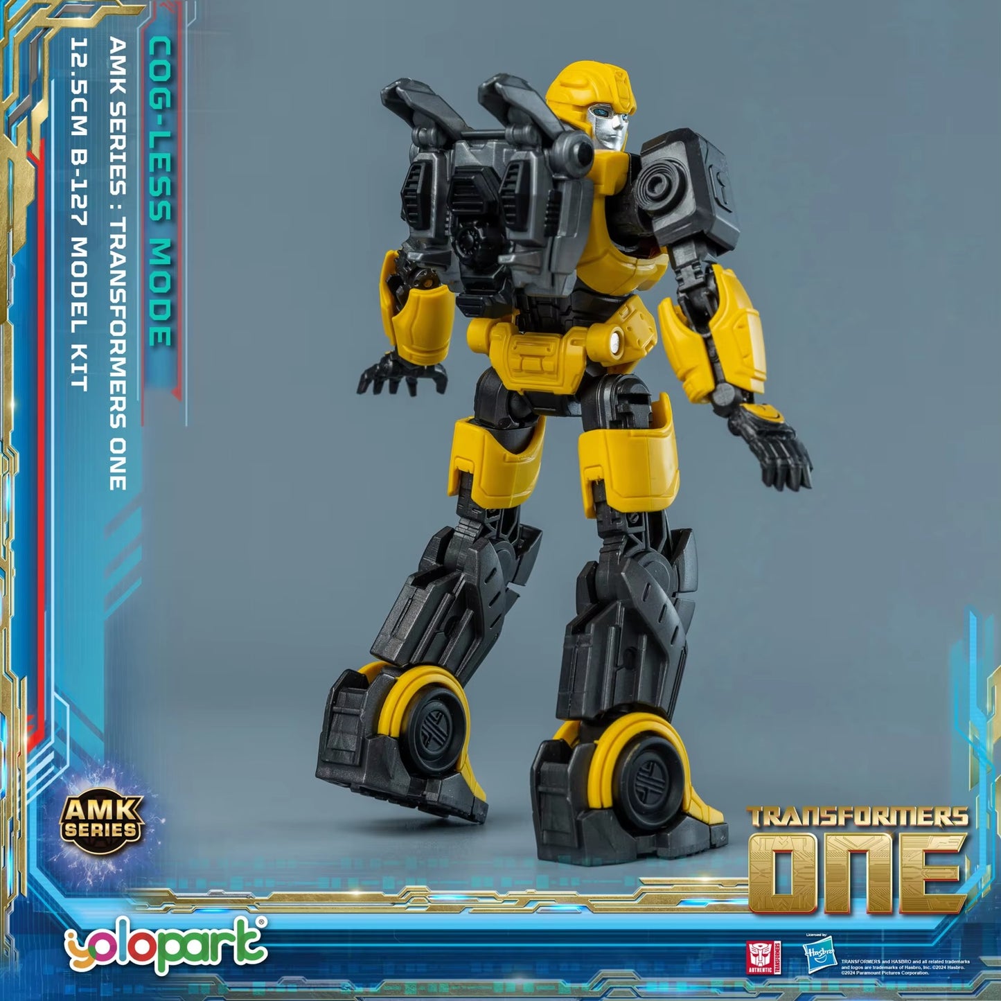 YOLOPARK Transformers One Bumblebee Cog-less Mode,4.92 Inch