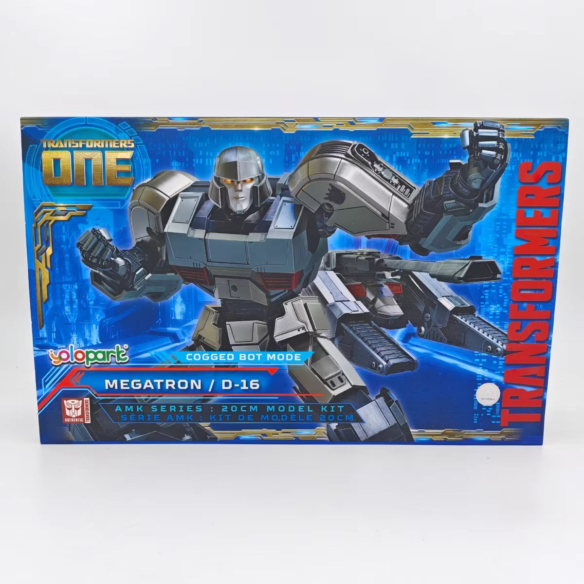 YOLOPARK Transformers One Megatron Cogged Toy Mode,7.87 Inch