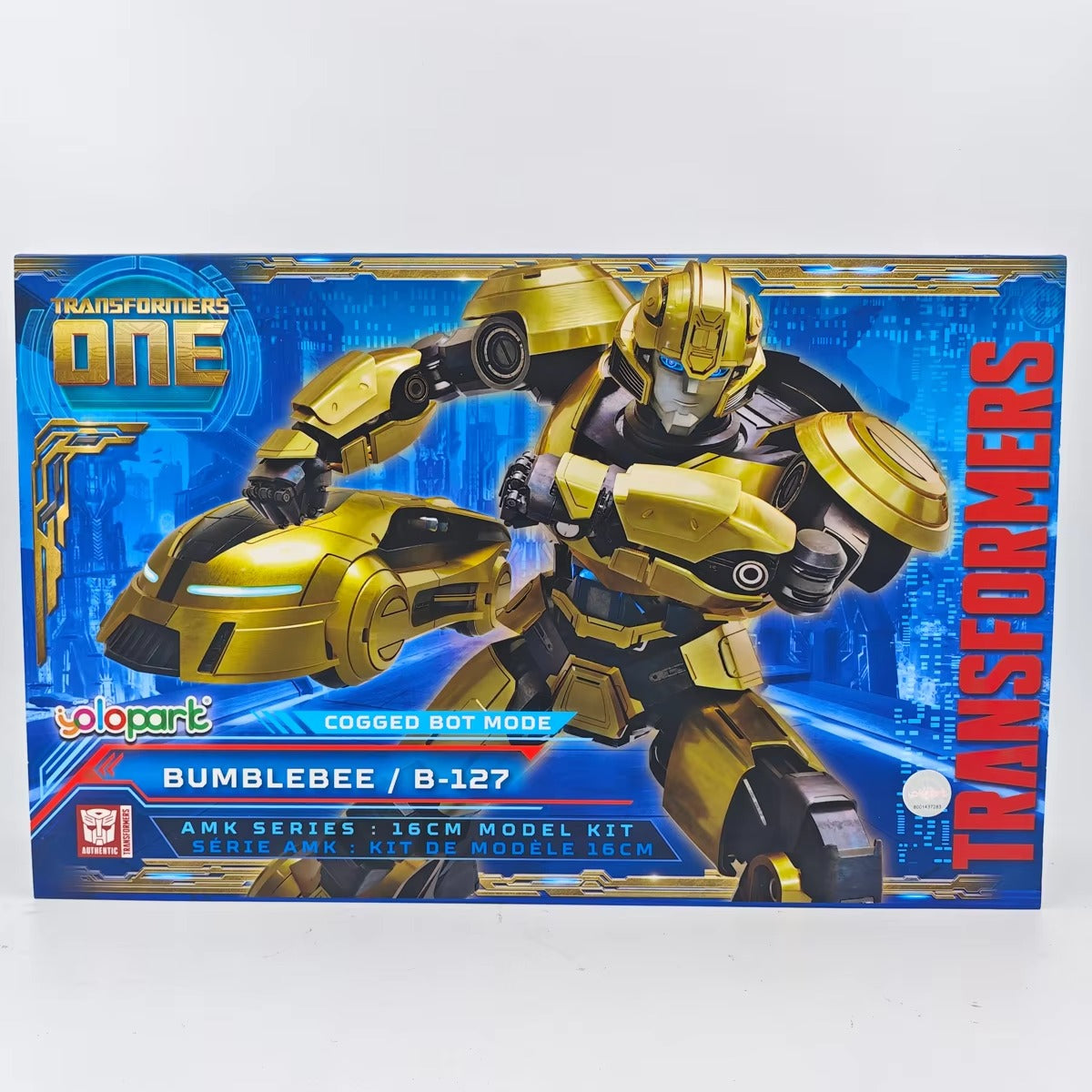 YOLOPARK Transformers One Bumblebee Cogged Mode Action Figure,6.3 Inch