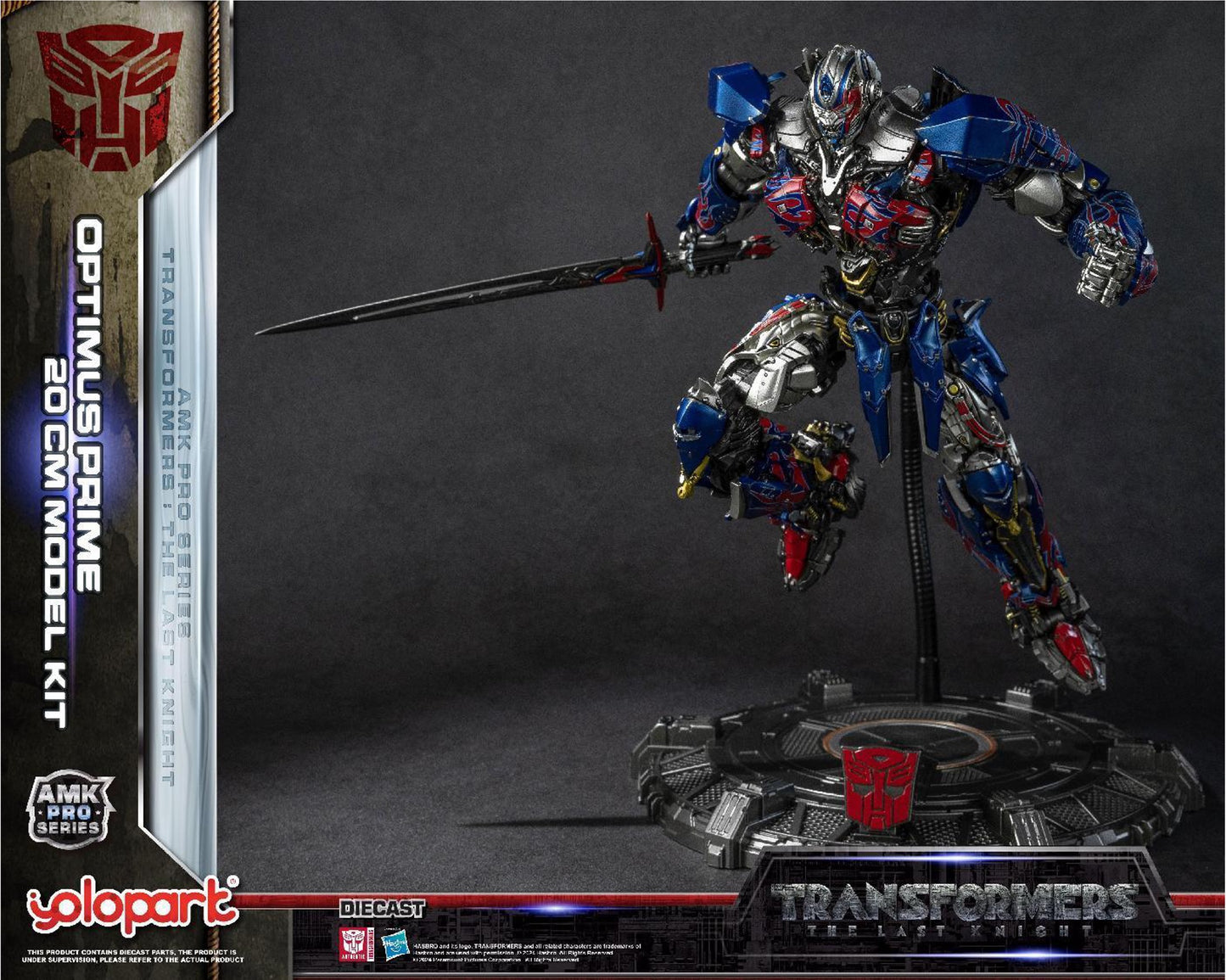 YOLOPARK The Last Knight AMK PRO Series 20cm Optimus Prime